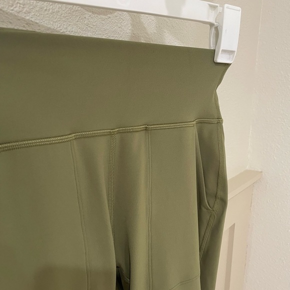 Lululemon Align Leggings High Rise Women’s Jogger Cropped Green Yoga Pants - Picture 11 of 16